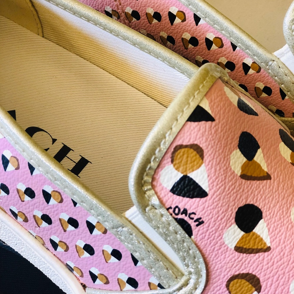 NIB Coach slip on hearts size 11 women shoes - Picture 6 of 6
